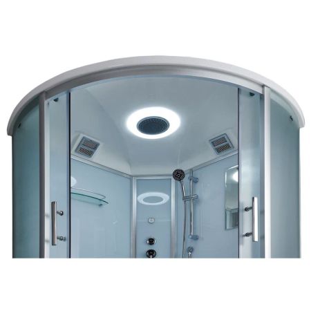 Душевая кабина Timo Standart Silver Fabric T-6600SF, 100x100x220