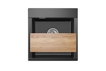 Кухонная мойка Granula 4701, ШВАРЦ
