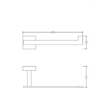Держатель туалетной бумаги OMNIRES LIFT 8151BCR (хром)