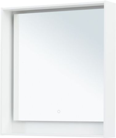 Зеркало Aquanet Милан 80 белый глянец