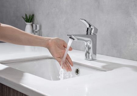 Смеситель для раковины 97 с донным клапаном AQUATEK AQ1011CR ВЕГА