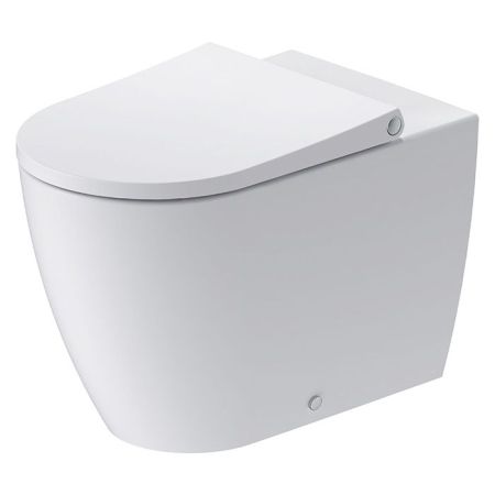 DURAVIT Bento Starck Box  Унитаз напольный с сиденьем, белый матовый, артикул D4600200