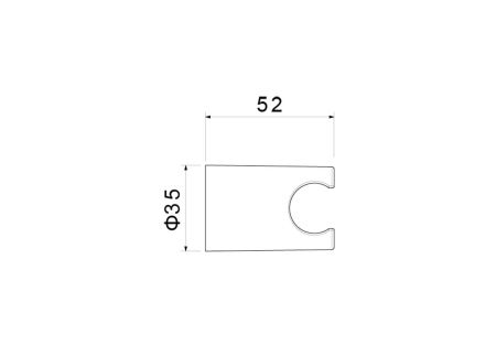 Держатель ручного душа AQUATEK AQ2404CR, артикул AQ2404CR