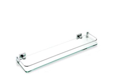 Stil Haus Urania, стеклянная полка с ограждением, цвет хром, артикул U04(08)