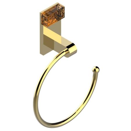 THG GINKGO Полотенцедержатель-кольцо, цвет полированное золото, артикул U5E-F01-504N
