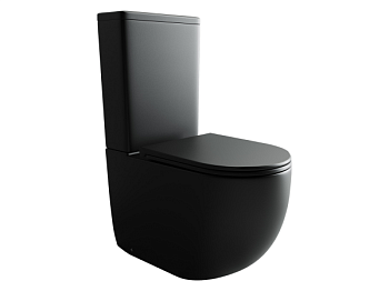 Напольный пристенный унитаз Метрополь (Metropol) Безободковый (Rimless)