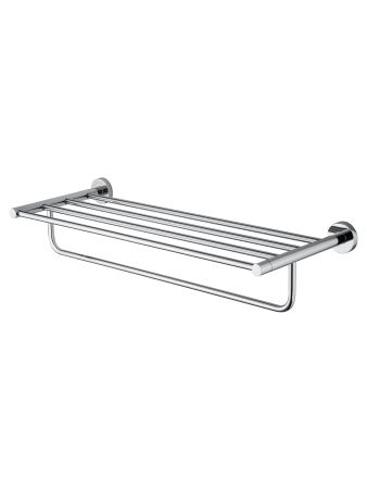 Полотенцедержатель с полкой WONZON & WOGHAND EASY, Хром (WW-8181), артикул WW-8181