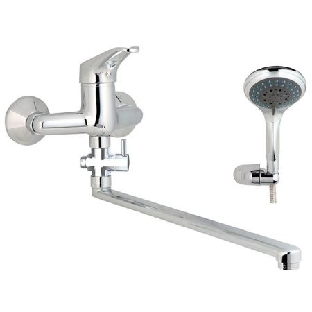 Смеситель для ванны GPD Kalipso MAE24-3 универсальный Хром, артикул MAE24-3