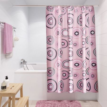 Штора для ванны Fora PH72 Кофейный узор, артикул PH72