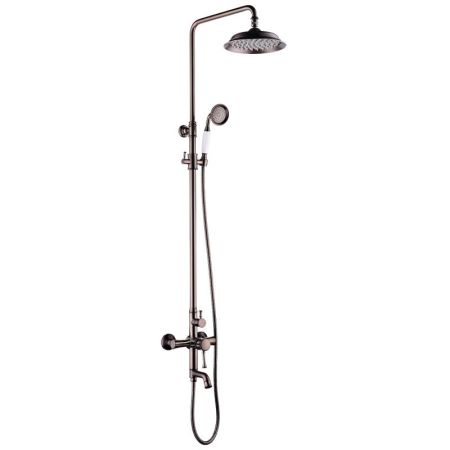 Душевая система Lemark Peretto LM6362RB Черный кофе, артикул LM6362RB