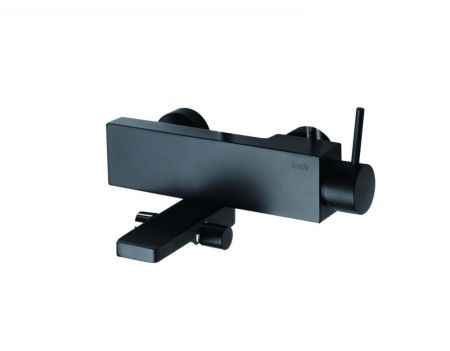 Смеситель для ванны Bravat Arc F66061K-01A-ENG, черный, артикул F66061K-01A-ENG