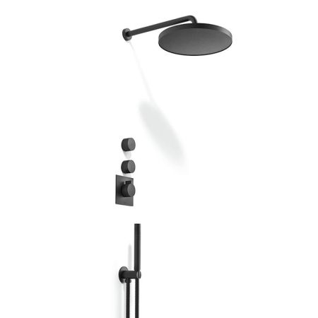 STELLA 316A-300 Верхний душ Ø300 мм., цвет nero matt PVD