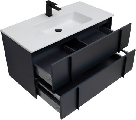 Тумба под раковину Allen Brau Reality 100 1.32007.AM антрацит матовый, артикул 1.32007.AM