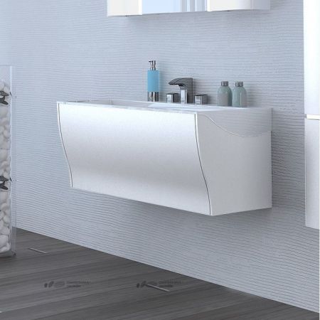 Тумба под раковину Акватон Ондина 100 подвесная 1A163701OD010 Белая, артикул 1A163701OD010