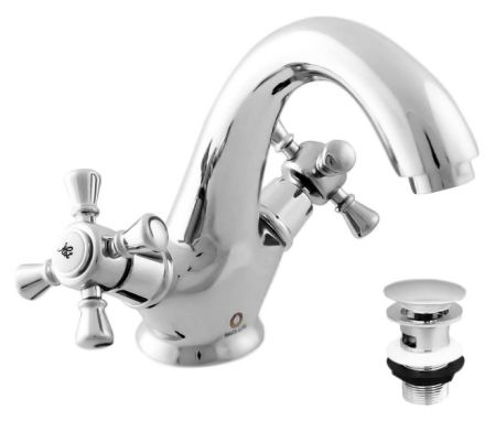 Смеситель для раковины Rav Slezak Morava retro MK329.5 хром, артикул MK329.5