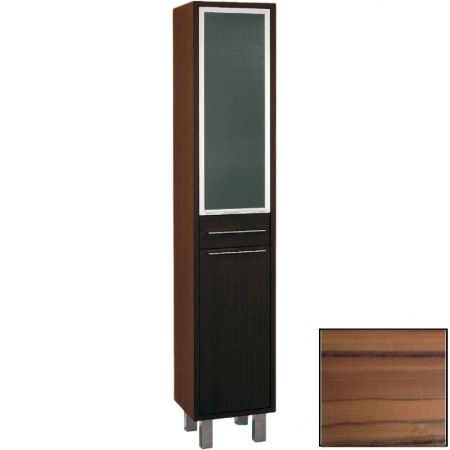 Шкаф пенал SanVit Квадро/Новелла 36 pkvad с фактурой под дерево Зебрано