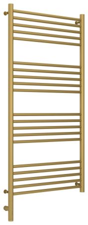 Полотенцесушитель электрический "БОГЕМА 3.0" прямая 1200х600 / МЭМ левый (Матовое золото), артикул 032-5804-1260