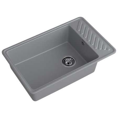 Кухонная мойка GranFest QUARZ 51, темно-серый, артикул 51 темно-серый