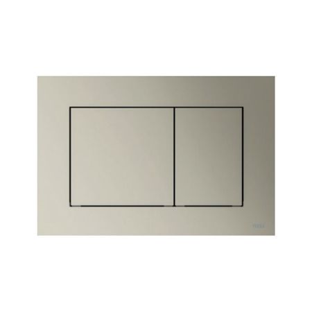 Клавиша смыва, TECE, TECEnow, для унитаза, ширина, мм-220, глубина, мм-5, высота, мм-150, тип смыва-двойной, тип управления-механический, материал-пластик/резиновые накладки, в комплекте- толкатели и крепежные элементы, цвет-никель металлик, артикул 9240418