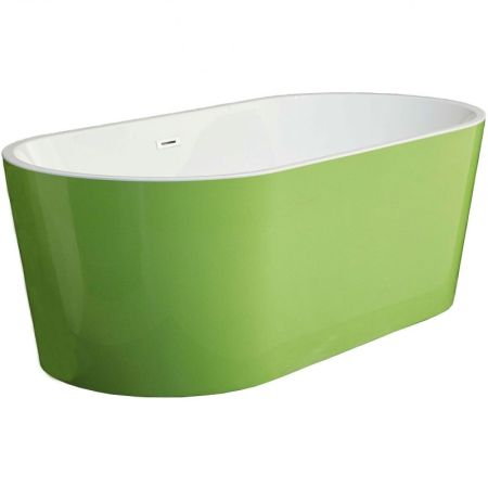 Акриловая ванна Swedbe Vita 169x80 8800G Зеленая без гидромассажа