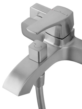 Смеситель для ванны с душем WONZON & WOGHAND FLEX, Брашированный никель (WW-88037072-BN)