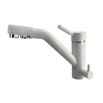 Смеситель для кухни с подключением фильтра Dr. Gans Дуэт 339.07L.2123.408, серый