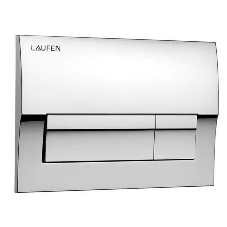 LAUFEN Pro Унитаз подвесной, безободк смыв Rimless, с инсталляционной системой, сиденье с микрол тонкое, панель смыва хром глянец, артикул Z.RU93.0.761.5