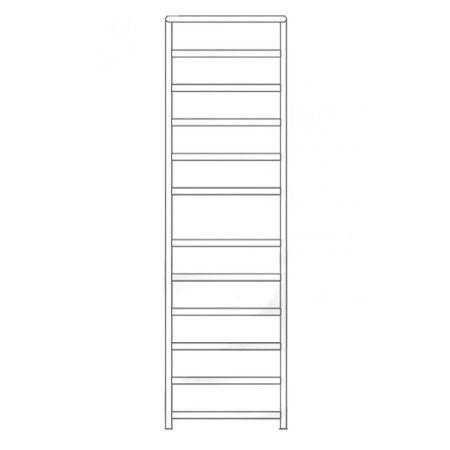 Электрический полотенцесушитель Grota Calore 527х1800 Хром, артикул 