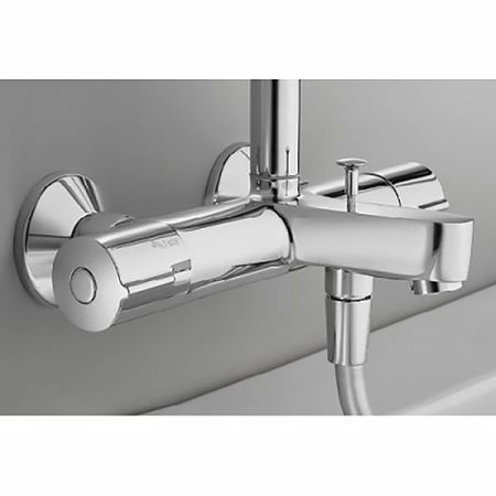 Душевая система JACOB DELAFON JULY E78192-CP (хром, металл/пластик, 160-см, квадратная), шт