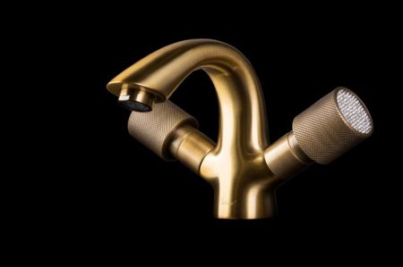 Смеситель для раковины Boheme Royal Cristal 311-RoyalCRST Бронза, артикул 311-RoyalCRST