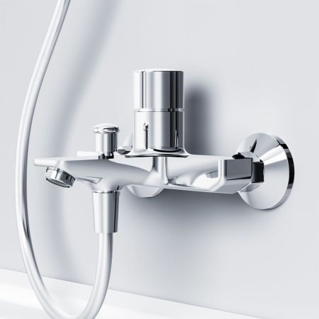F85A10500 X-Joy, TouchReel смеситель д/ванны/душа, хром, шт. F85A10500 X-Joy, TouchReel смеситель д/ванны/душа, хром, шт.