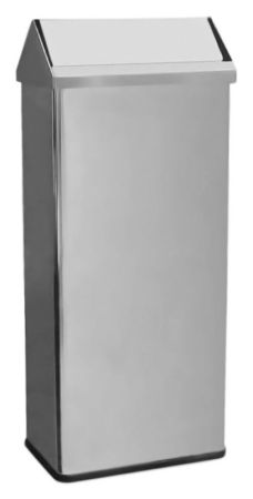 Урна для мусора Nofer 40 14075.40.B хром, глянцевая, артикул 14075.40.B