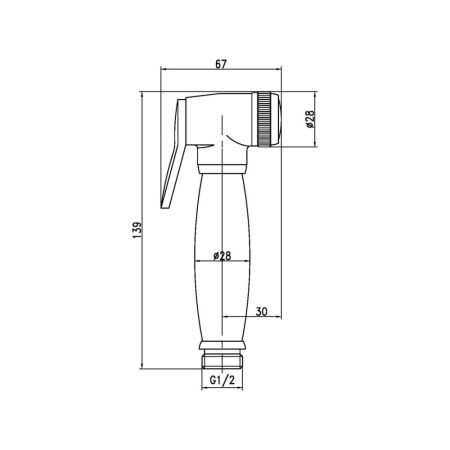 Гигиенический душ Lemark LM8047G, артикул LM8047G