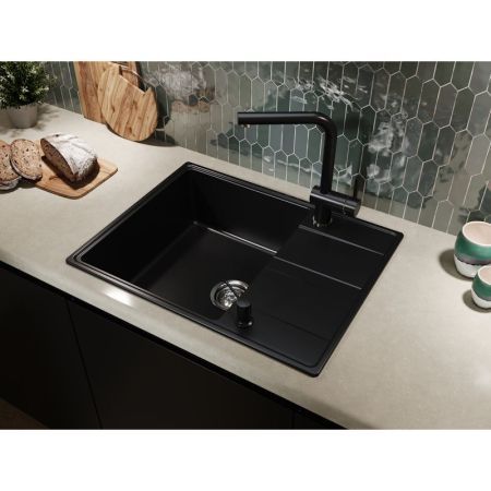 Кухонная мойка Grandex Aqua Topline 600314, черный, артикул 600314