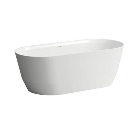 Laufen Pro Ванна отдельностоящая 165х75   c интегрированным переливом, слив click-clack хром, Marbond белая