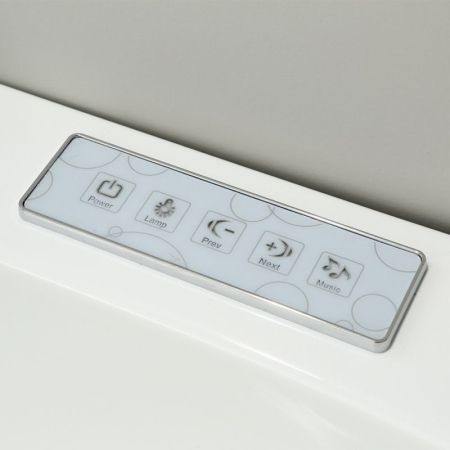 Акриловая ванна Black&White Galaxy 160x100 GB5008-R с гидромассажем, артикул 500800R