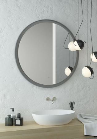 Зеркало с подсветкой ART&MAX Napoli AM-Nap-1000-DS-F-Grey, артикул AM-Nap-1000-DS-F-Grey