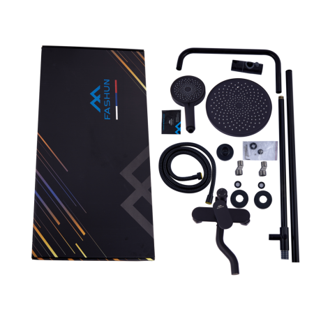 Душевая система FASHUN A2485-7, чёрный