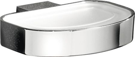 Gedy G-Kent, настенная стеклянная мыльница, цвет хром, артикул 5511(13)