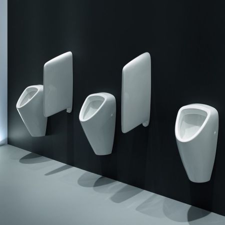 Laufen Rion керамическая перегородка 400x90x720 мм для писсуара, белый, артикул 8.4760.0.000.000.1