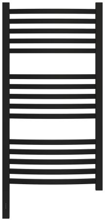 Полотенцесушитель электрический АРКУС 3.0 800х400 МЭМ левый (Матовый чёрный)