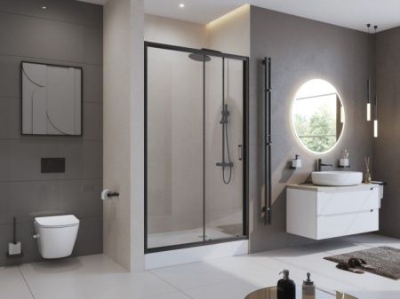 Душевая дверь в нишу BELBAGNO UNO-195-BF-1