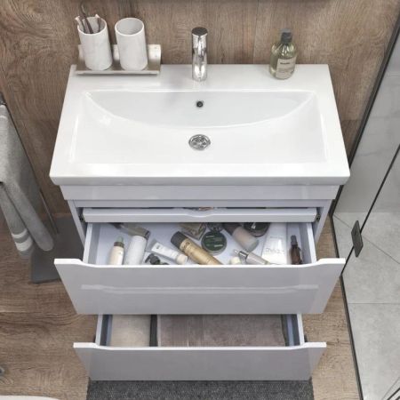 Тумба с раковиной напольная VIGO Grani 203, 80 см, артикул 203-com