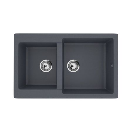 Кухонная мойка Ulgran U-505-343, антрацит, артикул U-505-343