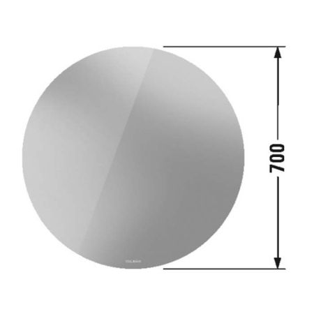 Duravit  Зеркало с LED подсветкой круглое700х34 мм, версия «better»