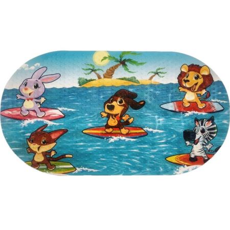 Коврик для ванны Fora 67х36 FOR-SPA15 Детский сёрфинг, артикул FOR-SPA15