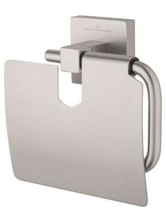 Держатель для туалетной бумаги с крышкой WONZON & WOGHAND POLO, Брашированный никель (WW-8926-BN)