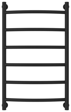 Полотенцесушитель водяной "ГАЛАНТ+" 800х500 (Матовый Чёрный)