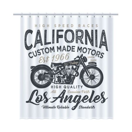 Штора для ванной комнаты FIXSEN DESIGN FX-2500, белый/черный, артикул FX-2500