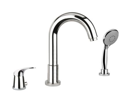 Смеситель на борт ванны Fiore MAX 32CR1455, хром